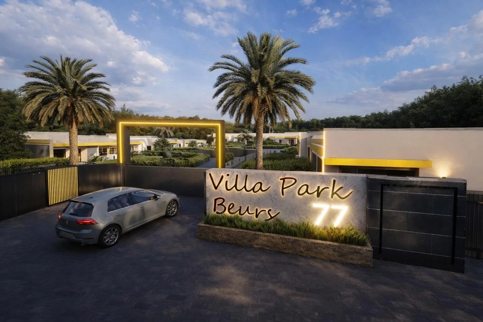 Ingang Villa Mondi